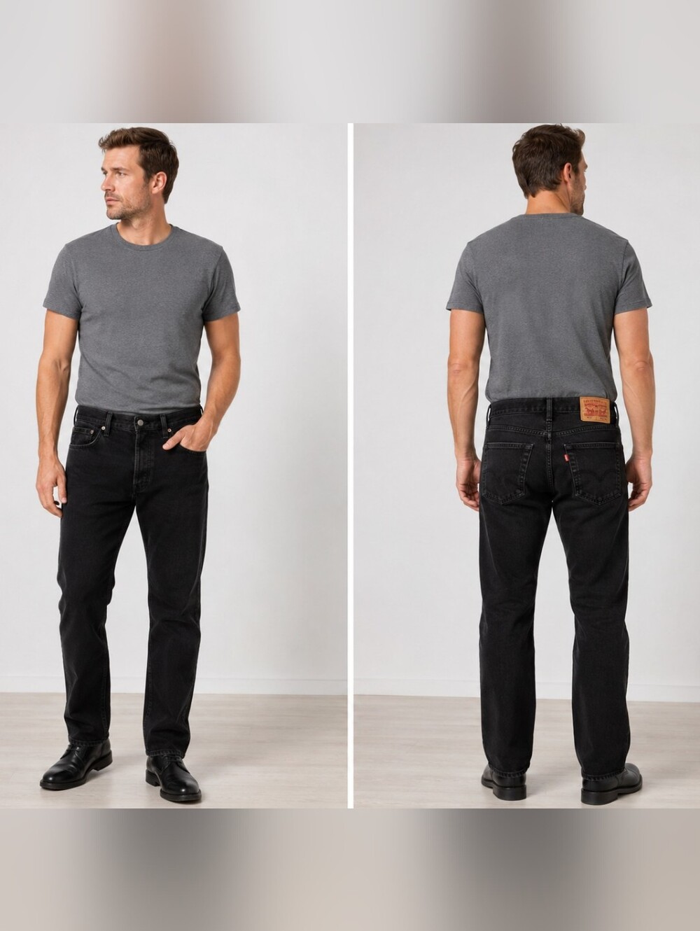 Levi's 501 Men's Black Straight-Leg Button Fly    Jeans Size 30x32